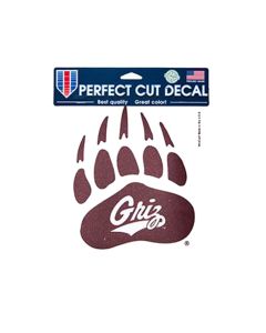 Wincraft Inc. Pepline Div Wincraft University of Montana Die Cut Full Color 8X8 Decal 04471010UM