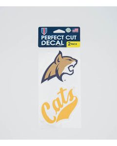 Wincraft Inc. Pepline Div Wincraft Montana State 2 Pack Decals 51136013MSU