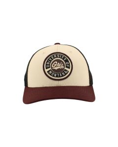 Zephyr Graf-X, Inc. Zephyr University of Montana Grizzlies Homespun Cap ZHOMESPUNUM24-STONE/MAR/BLK-ADJ