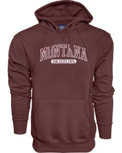 Blue 84 Montana Grizzlies Sanded Fleece Hood MFPHUM24B