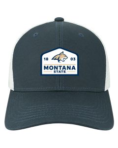 Legacy Athletic Legacy Montana State Bobcats Mid-Pro Snapback Cap MPSMSU24-NAVY/WHITE-ADJ