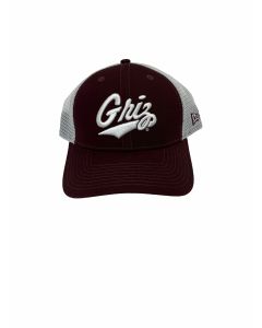 New Era Cap Company New Era University of Montana Grizzlies 940 Trucker Cap NE940TRUCKERUM-MAROON/WHITE-ADJ