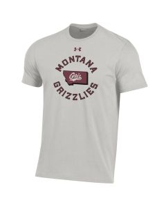 Under Armour University of Montana Grizzlies Performance Cotton S/S Tee UM0706UM1522