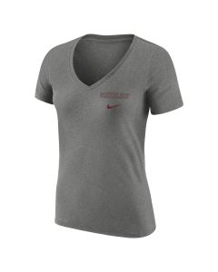Nike Women's University of Montana Grizzlies Cotton V-Neck Tee ZDQ1701UM2011